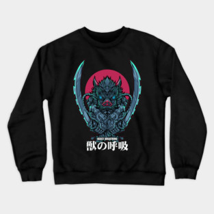 Demon Slayer Inosuke Boar Head Power Crewneck Sweatshirt