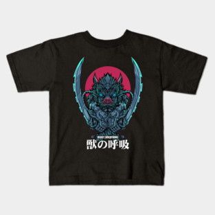 Demon Slayer Inosuke Boar Head Power Kids T-Shirt