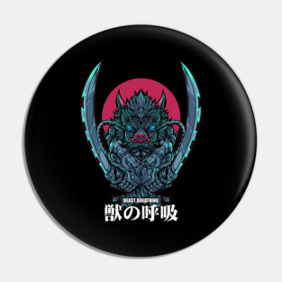 Demon Slayer Inosuke Boar Head Power Pin