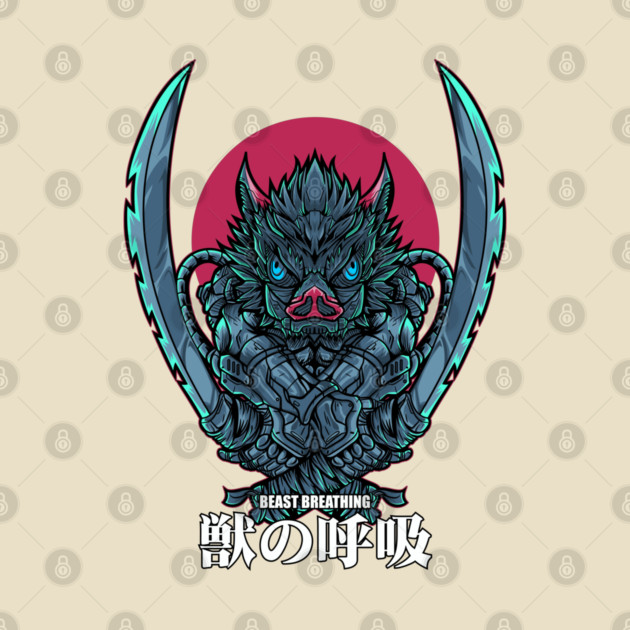 Demon Slayer Inosuke Boar Head Power by Otaku Vibes