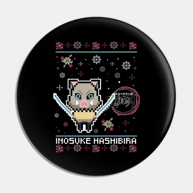 Chibi Inosuke - Demon Slayer Pin by Otaku Vibes