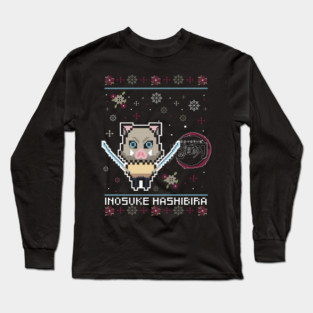 Chibi Inosuke - Demon Slayer Long Sleeve T-Shirt