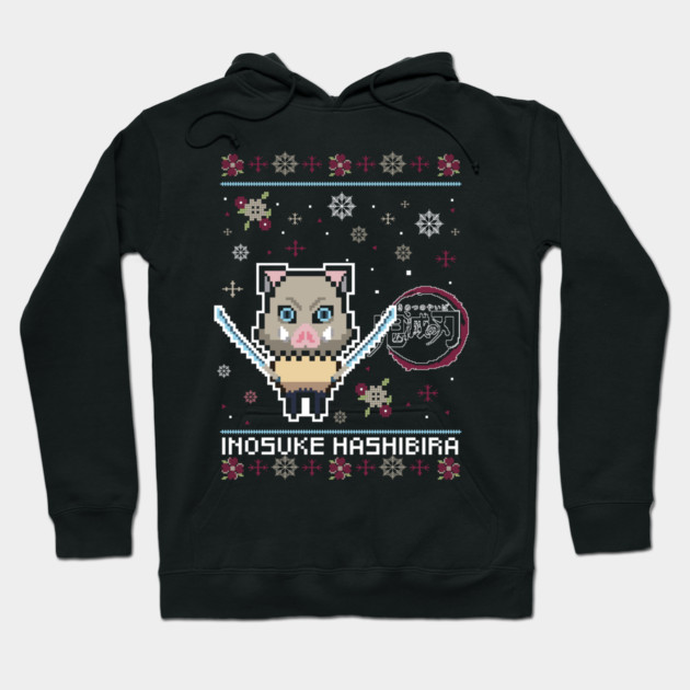 Chibi Inosuke - Demon Slayer Hoodie by Otaku Vibes