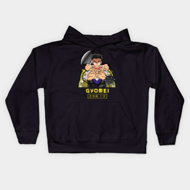 Gyomei Himejima | Kimetsu no Yaiba Kids Hoodie by Otaku Vibes