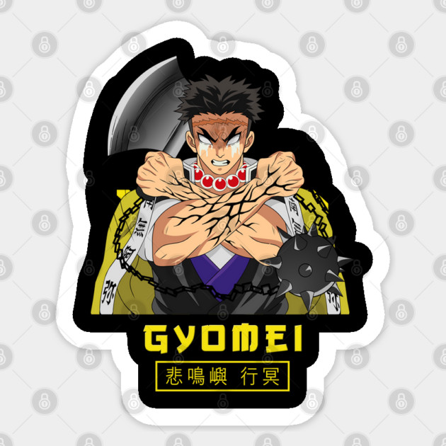 Gyomei Himejima | Kimetsu no Yaiba Sticker by Otaku Vibes