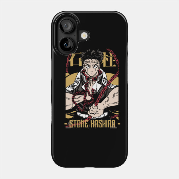 Demon Slayer Gyomei Stone Hashira Art Phone Case by Otaku Vibes