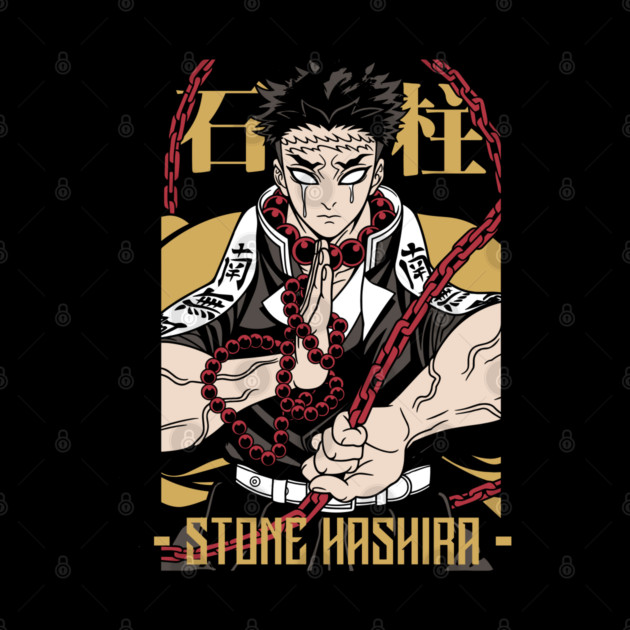 Demon Slayer Gyomei Stone Hashira Art by Otaku Vibes