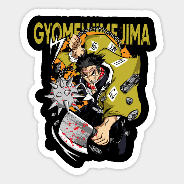 Demon Slayer Gyomei Stone Breathing Aura Magnet by Otaku Vibes