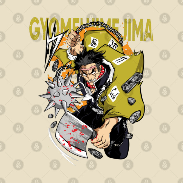 Demon Slayer Gyomei Stone Breathing Aura by Otaku Vibes