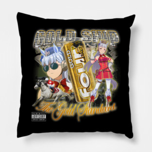 Gold Ship The Gold Standard The 12000000000 Horse Pillow