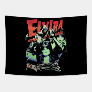 Elvira's: Mistress of the Dark 80S Horror Tapestry