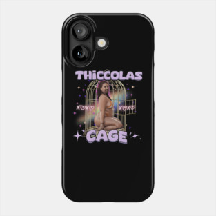 Thiccolas Cage Funny Nicolas Meme Phone Case