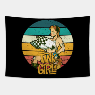Tank Girl Classic Comics Tapestry