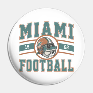 Miami Football Vintage Miami Dolphins M5181 Pin