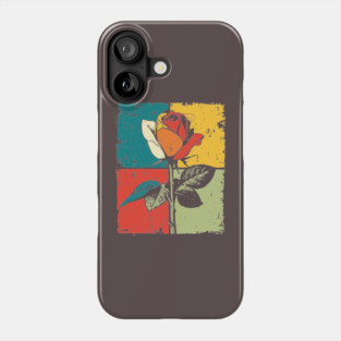 Graphic Rose Pop Art | Modern Floral for Kids Phone Case