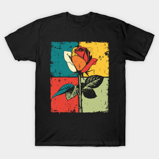 Graphic Rose Pop Art | Modern Floral for Kids T-Shirt by TuncGK