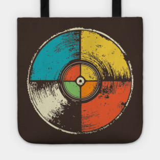 Retro Vinyl Record Pop Art | Music Lover Gift Tote