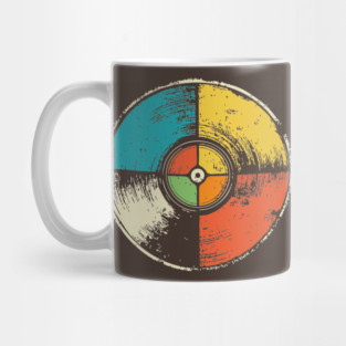 Retro Vinyl Record Pop Art | Music Lover Gift Mug