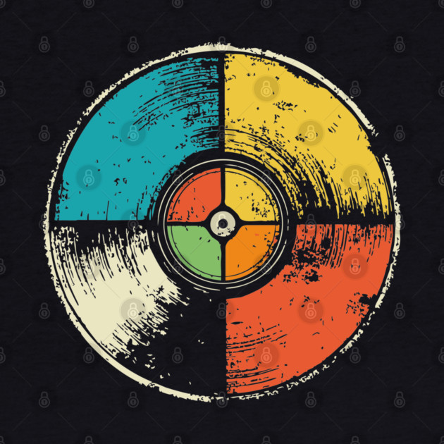 Retro Vinyl Record Pop Art | Music Lover Gift by TuncGK