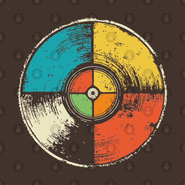 Retro Vinyl Record Pop Art | Music Lover Gift by TuncGK