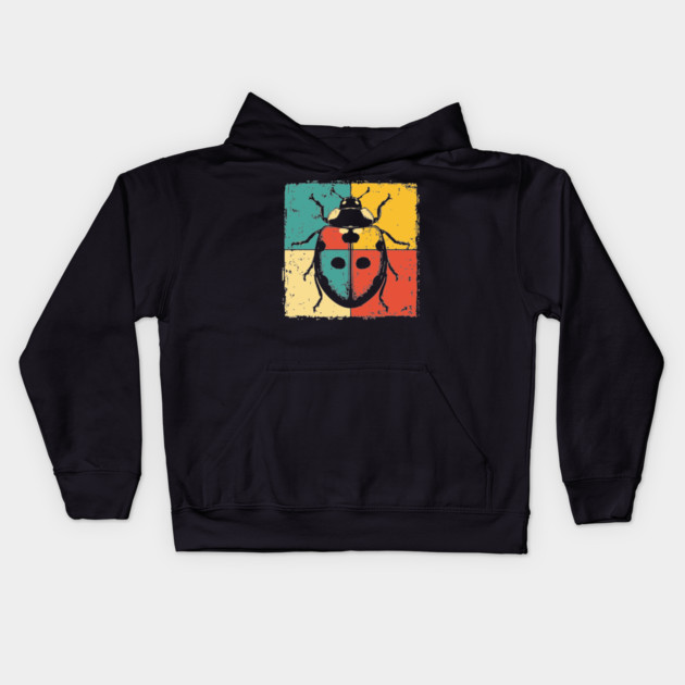 Graphic Ladybug Art | Pop Art Insect for Kids Kids Hoodie by TuncGK