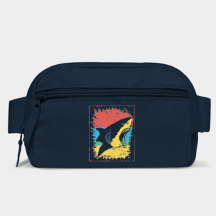 Great White Shark Pop Art | Cool Ocean Predator Bag