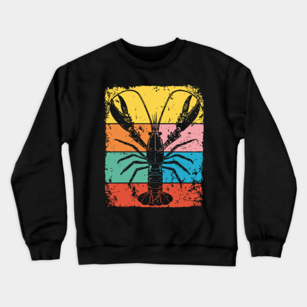 Colorful Mantis Shrimp Pop Art | Ocean Superpower Crewneck Sweatshirt by TuncGK