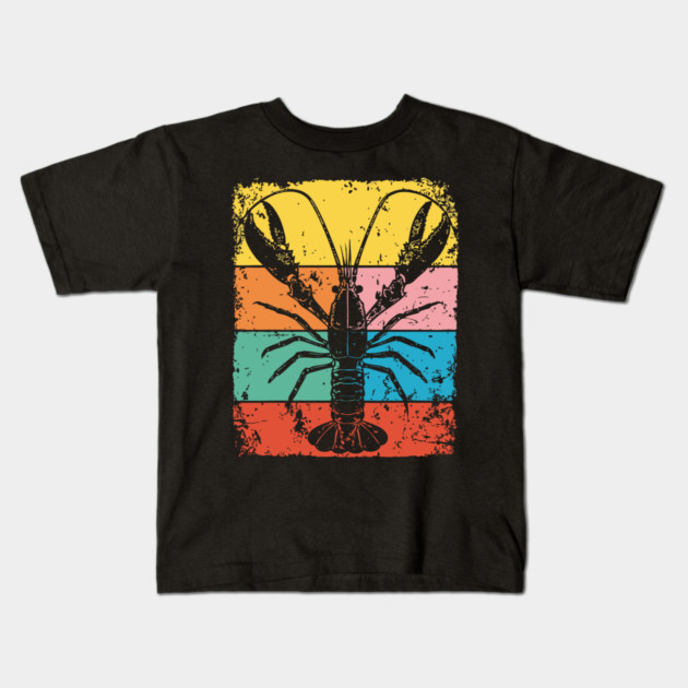 Colorful Mantis Shrimp Pop Art | Ocean Superpower Kids T-Shirt by TuncGK