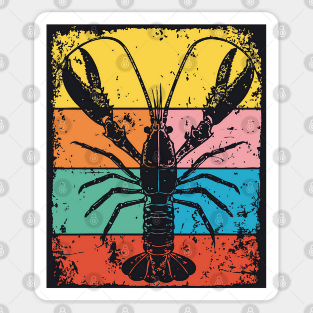 Colorful Mantis Shrimp Pop Art | Ocean Superpower Sticker by TuncGK