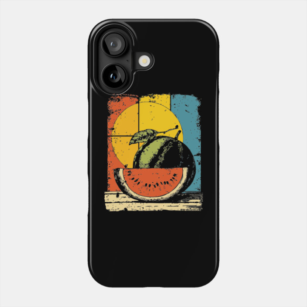 Funny Melon Gramophone | Surreal Pop Art for Kids Phone Case by TuncGK