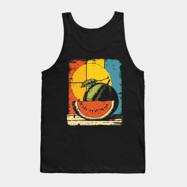 Funny Melon Gramophone | Surreal Pop Art for Kids Tank Top by TuncGK