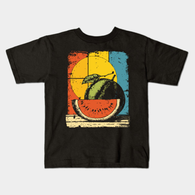 Funny Melon Gramophone | Surreal Pop Art for Kids Kids T-Shirt by TuncGK