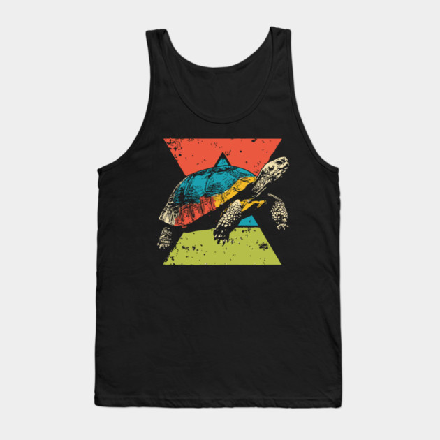 Colorful Tortoise Pop Art | Wise and Slow Animal Tank Top by TuncGK