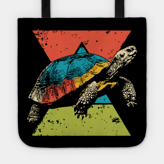 Colorful Tortoise Pop Art | Wise and Slow Animal Tote by TuncGK