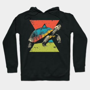Colorful Tortoise Pop Art | Wise and Slow Animal Hoodie