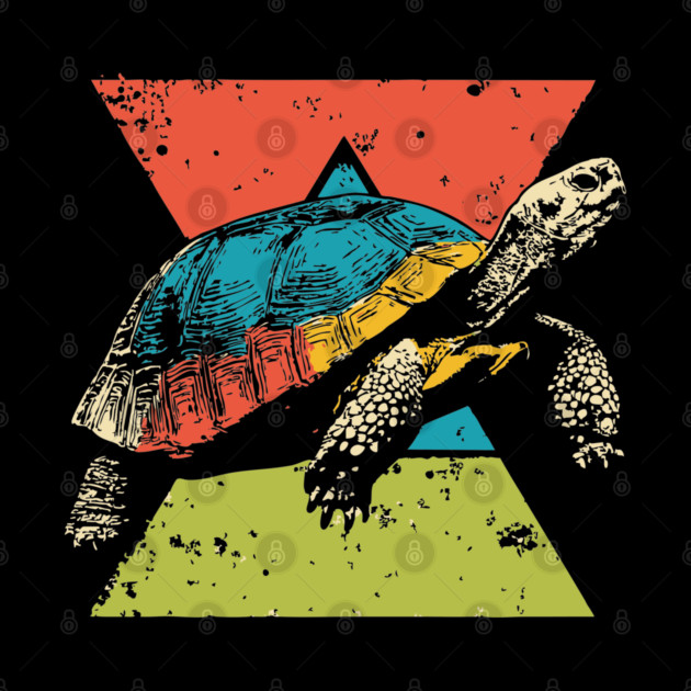 Colorful Tortoise Pop Art | Wise and Slow Animal by TuncGK