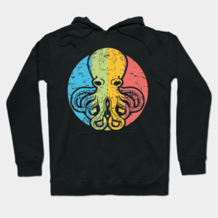Octopus Leaf Nature Pop Art | Clever Ocean Design Hoodie