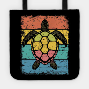 Sea Turtle Pop Art | Colorful Ocean Animal for Kids Tote