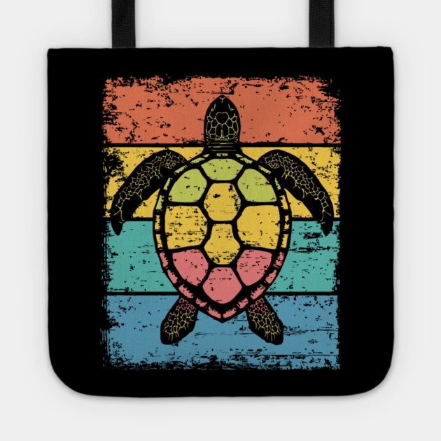 Sea Turtle Pop Art | Colorful Ocean Animal for Kids Tote by TuncGK