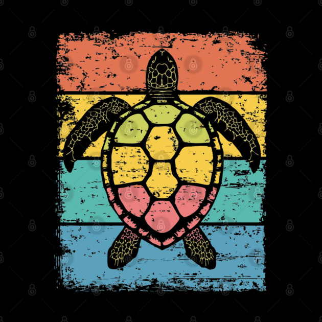 Sea Turtle Pop Art | Colorful Ocean Animal for Kids by TuncGK