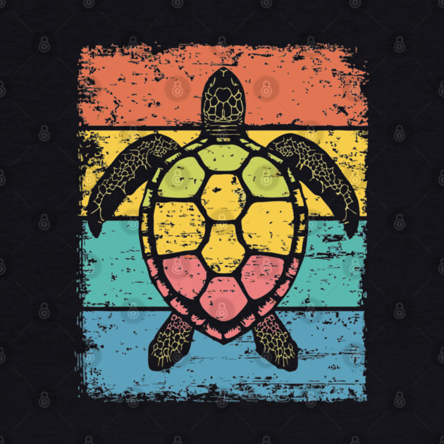 Sea Turtle Pop Art | Colorful Ocean Animal for Kids by TuncGK