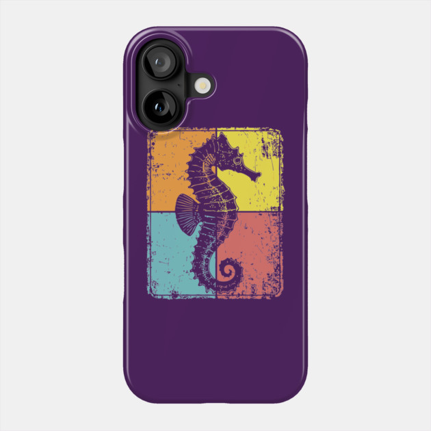 Cute Seahorse Pop Art | Magical Sea Creature Phone Case by TuncGK