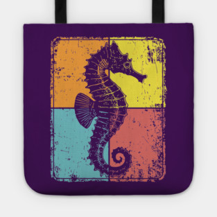 Cute Seahorse Pop Art | Magical Sea Creature Tote