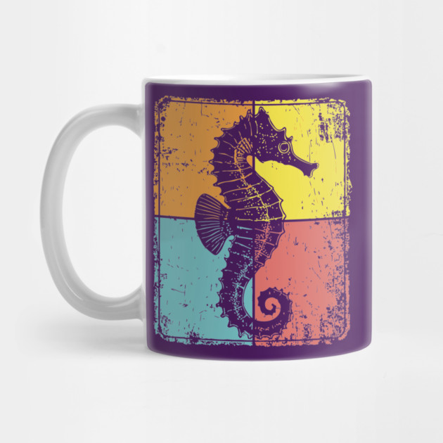Cute Seahorse Pop Art | Magical Sea Creature by TuncGK