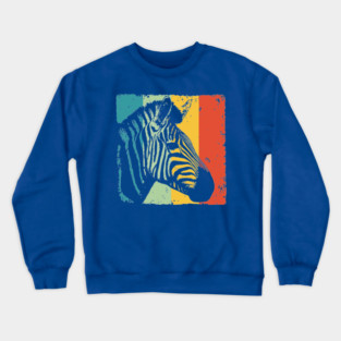 Colorful Zebra Pop Art | Safari Animal Print for Kids Crewneck Sweatshirt