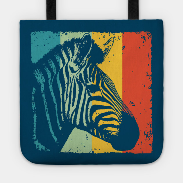 Colorful Zebra Pop Art | Safari Animal Print for Kids Tote by TuncGK