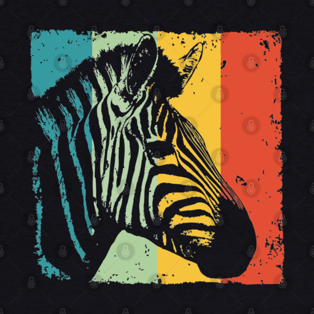 Colorful Zebra Pop Art | Safari Animal Print for Kids by TuncGK