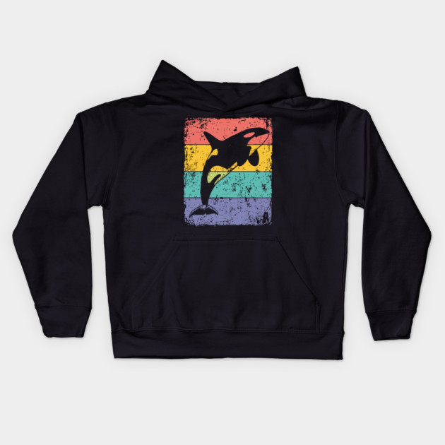 Majestic Orca Pop Art | Killer Whale for Kids Kids Hoodie by TuncGK