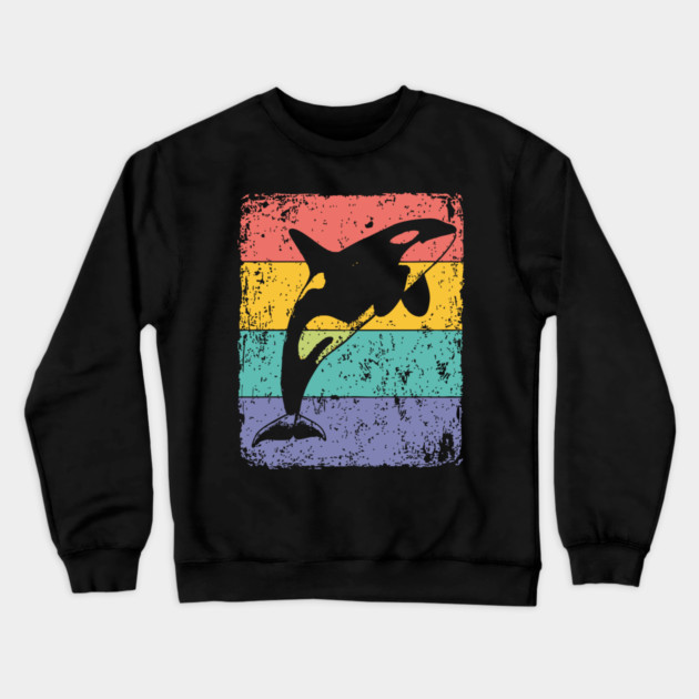 Majestic Orca Pop Art | Killer Whale for Kids Crewneck Sweatshirt by TuncGK