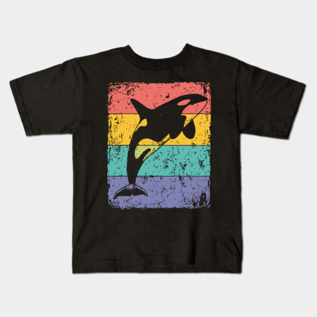 Majestic Orca Pop Art | Killer Whale for Kids Kids T-Shirt by TuncGK